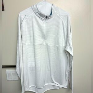 Peter Millar Maven Performance Quarter-Zip - White - Medium